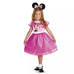 Disney Minnie Mouse Pink Costume with Ears Size 2T
